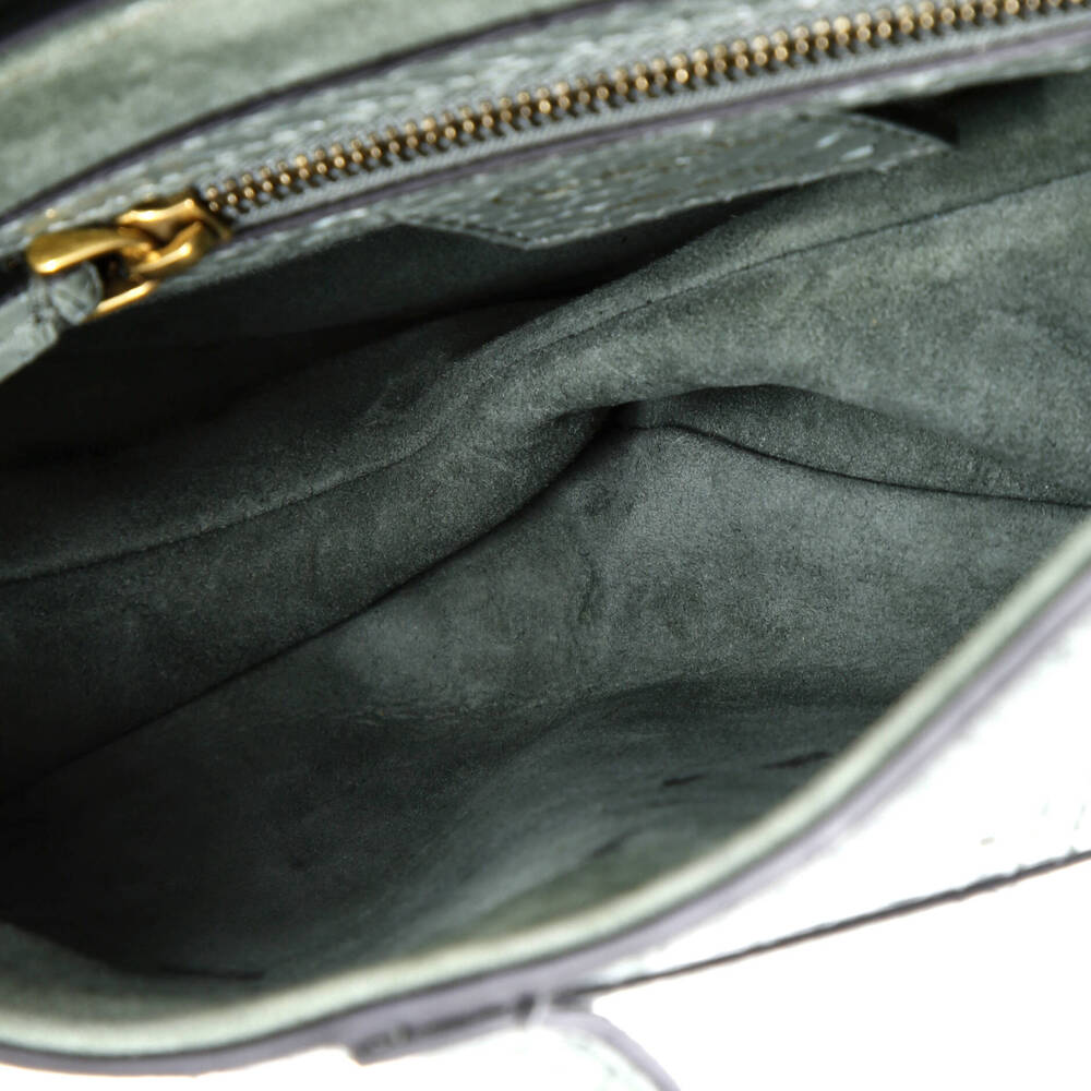 Christian Dior Medium Saddle Handbag Python - image 6